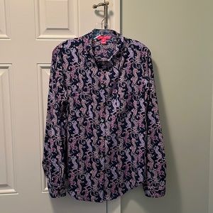 Lilly Pulitzer Sea View Button Down